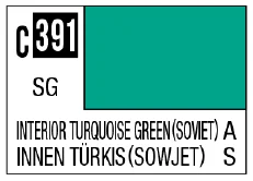 GSI Creos C391 Interior Turquoise Green (Soviet) [Soviet aircraft cockpit] - Paints