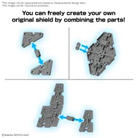 BANDAI HOBBY 30MM 1/144 OPTION PARTS SET 19 (MULTI SHIELD) - 30 Minutes Missions (30MM) - photo 2