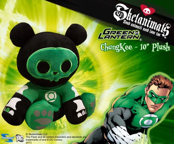 Toynami Skelanimals DC Plush 10 Inch - Green Lantern ChungKee - Skelanimals