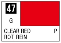 GSI Creos Mr. Color 47 - Clear Red (Gloss/Primary) - Paints - photo 1