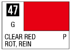 GSI Creos Mr. Color 47 - Clear Red (Gloss/Primary) - Paints