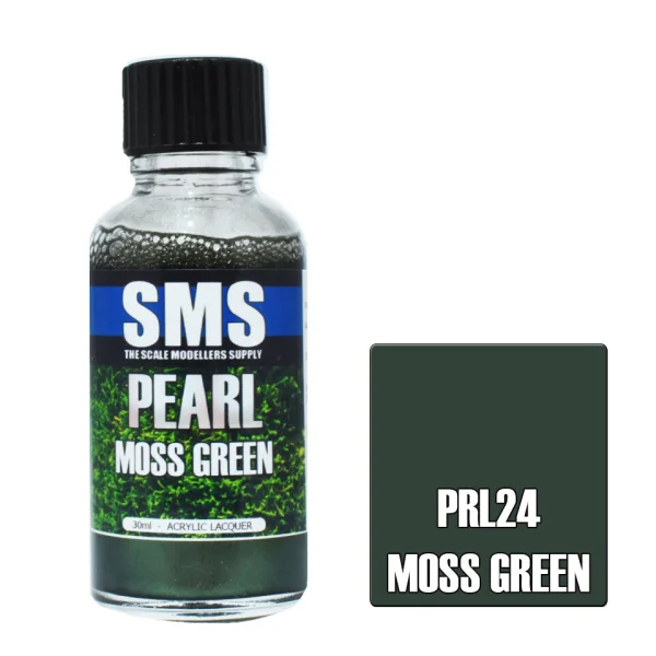 The Scale Modellers Supply (SMS) Pearl MOSS GREEN 30ml - Paints