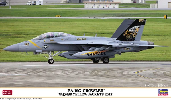 1/72  EA-18G GROWLER "VAQ-138 YELLOW JACKETS 2022"