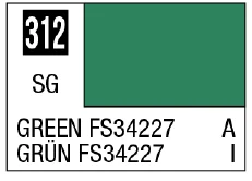 GSI Creos Mr. Color 312 - Green FS34227 (Semi-Gloss/Aircraft) - Paints