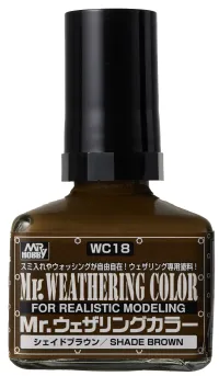 GSI Creos Mr. Weathering Color - SHADE BROWN (MR. WEATHERING COLOR) - Paints - photo 1