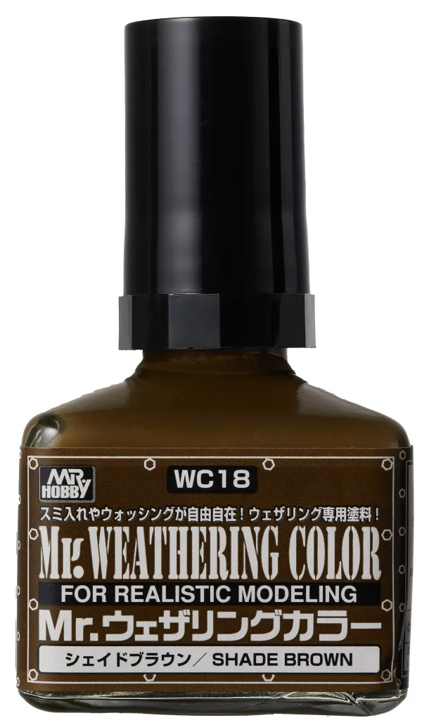GSI Creos Mr. Weathering Color - SHADE BROWN (MR. WEATHERING COLOR) - Paints