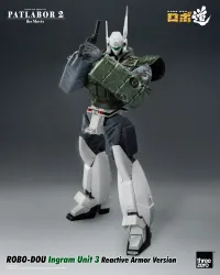 threezero Patlabor 2: The Movie - ROBO-DOU Ingram Unit 3 Reactive Armor Version - Mobile Police Patlabor - photo 12