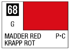GSI Creos Mr Color Spray - S68 Red Madder (Gloss/Primary) - Paints