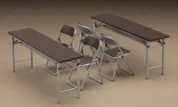 Hasegawa [FA02] 1:12 MEETING ROOM DESK & CHAIR - Scale Kits - photo 3