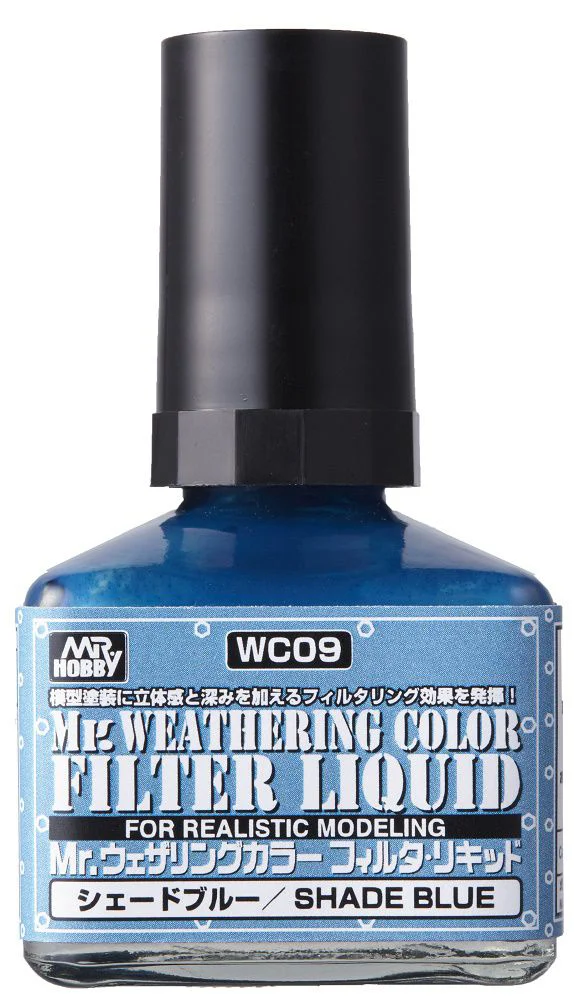 Mr. Weathering Color - Filter Liquid Blue