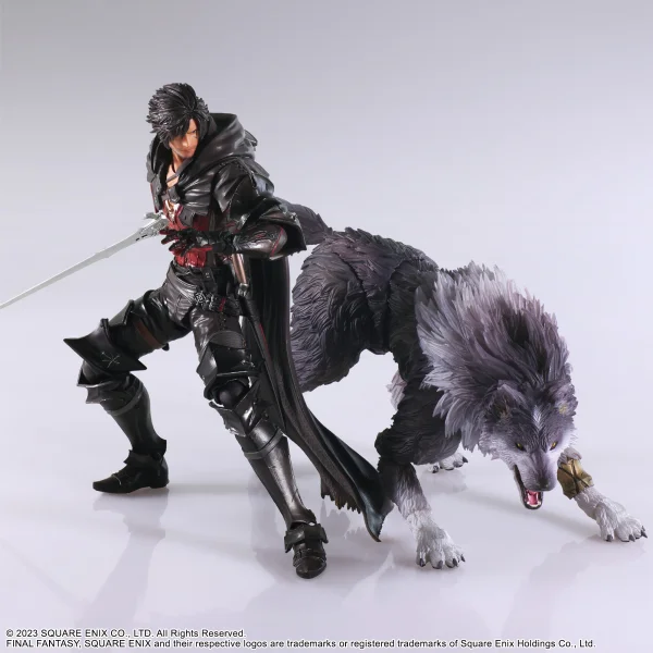 FINAL FANTASY XVI BRING ARTS™ Action Figure -   CLIVE ROSFIELD & TORGAL