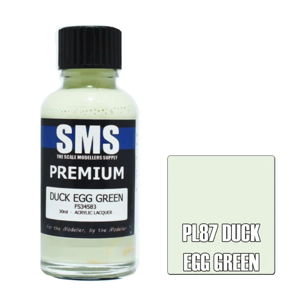 The Scale Modellers Supply (SMS) Premium DUCK EGG GREEN FS34583 30ml - Paints