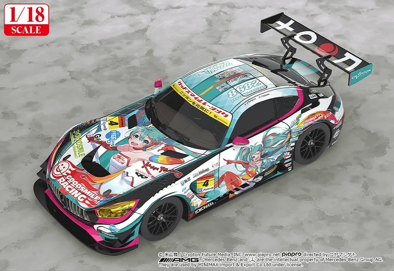 1/18th Scale Good Smile Hatsune Miku AMG 2016 SUPER GT Ver.