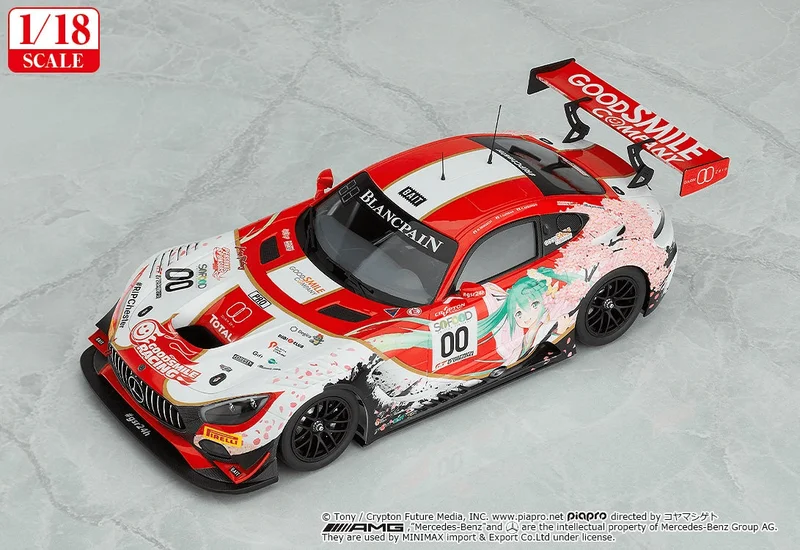 1/18th Scale Good Smile Hatsune Miku AMG 2017 SPA24H ver.