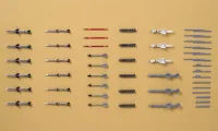 Hasegawa [X72-9] 1:72 AIRCRAFT WEAPONS V : U.S. MISSILES AND LAUNCHER SET - Kit Accessories - photo 2