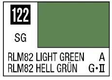 GSI Creos Mr. Color 122 - RLM82 Light Green (Semi-Gloss/Aircraft) - Paints