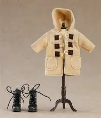 GOOD SMILE COMPANY Nendoroid Doll Warm Clothing Set: Boots &amp; Duffle Coat (Beige) - Figure Accessories - photo 1