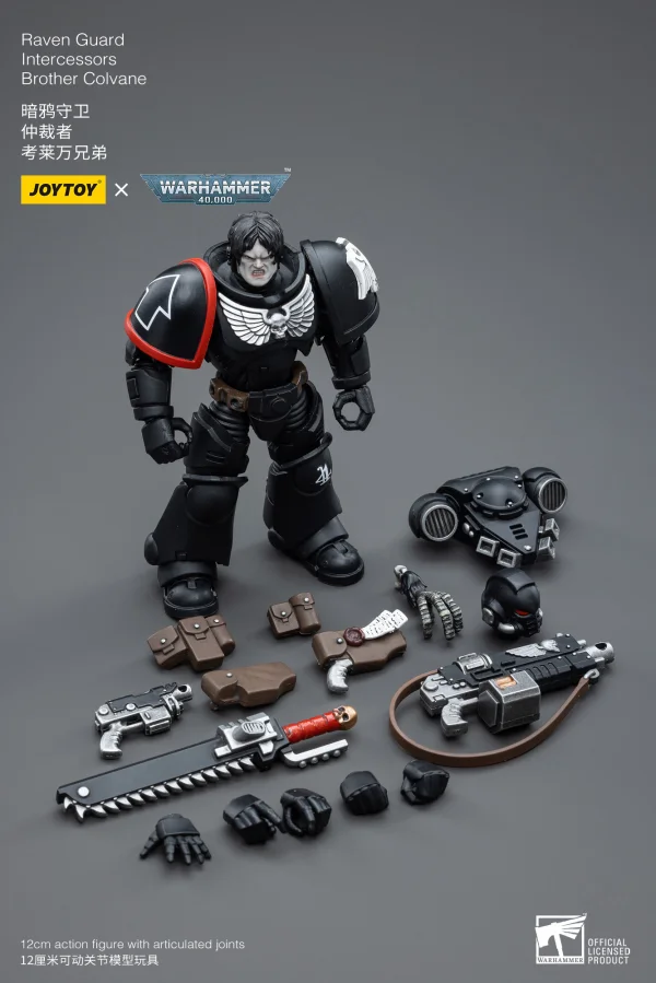 Warhammer 40K-Raven Guard Intercessors Brother Colvane
