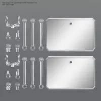 BANDAI HOBBY ACTION BASE 6 [CLEAR COLOR] MIRROR STICKERS SET - Kit Accessories - photo 3