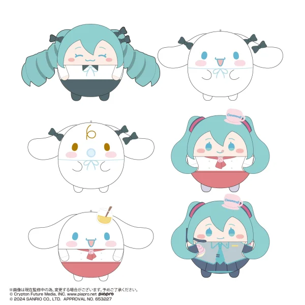 Hatsune miku×Cinnamoroll FUWA KORORIN2 (6pc per box)