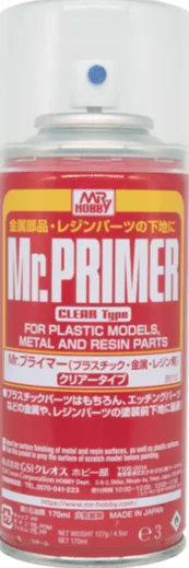 GSI Creos Mr.PRIMER CLEAR TYPE SPRAY - Paints