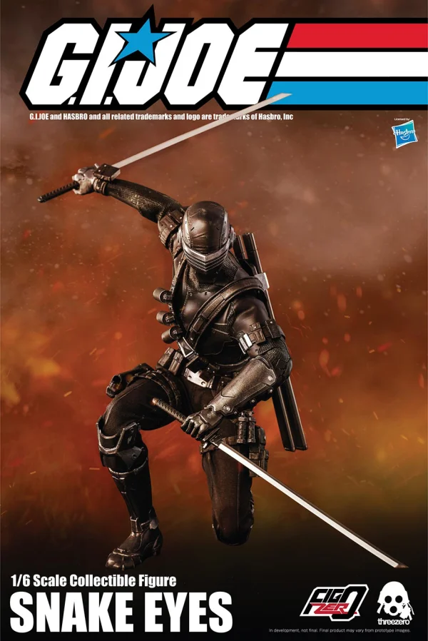 threezero G.I. Joe: A Real American Hero — 1/6 Snake Eyes - G.I. Joe