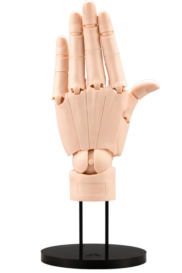 KOTOBUKIYA ARTIST SUPPORT ITEM HAND MODEL/L -PALE ORANGE- - Art & Display