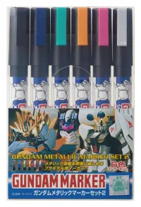 GSI Creos GUNDAM METALLIC MARKER SET 2 - Brushes & Markers - photo 1