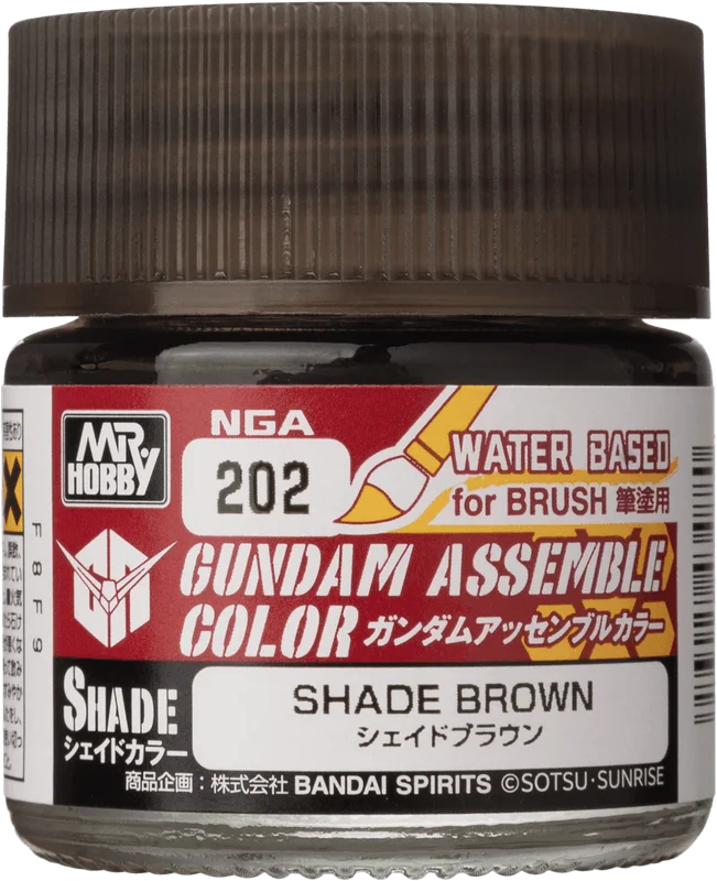 GSI Creos GUNDAM ASSEMBLE COLOR SHADE BROWN - Paints