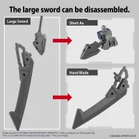 BANDAI HOBBY CUSTOMIZE WEAPONS (HEAVY WEAPON 1) - 30 Minutes Label - photo 2