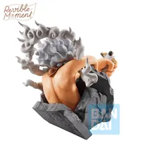 BANDAI Monkey D. Luffy Gear 5 vs Borsalino (Burst of Energy) One Piece, Revible Moment Ichibansho Figure - ONE PIECE - photo 3