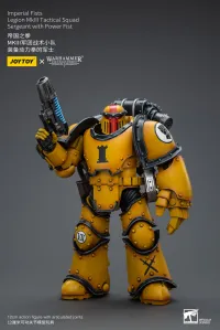 JOYTOY Imperial Fists   Legion MkIII Tactical Squad  Sergeant with Power Fist - Warhammer 40K - photo 7