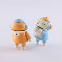 Hasegawa [CW16] Tiny MechatroMATE No.01 Skyblue & Orange (Two kits in the box) - CREATOR WORKS SERIES - photo 6