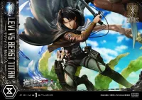 Prime 1 Studio Ultimate Premium Masterline  TV animation Attack On Titan  Levi versus Beast Titan Bonus Version - Attack on Titan - photo 24