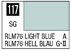 GSI Creos Mr. Color 117 - RLM76 Light Blue (Semi-Gloss/Aircraft) - Paints