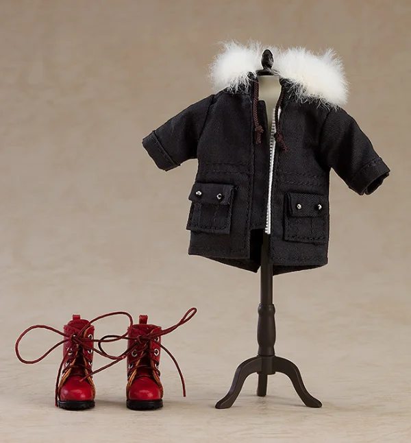Nendoroid Doll Warm Clothing Set: Boots &amp; Mod Coat (Black)