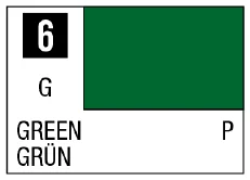 GSI Creos Mr. Color 6 - Green (Gloss/Primary) - Paints