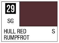 GSI Creos Mr. Color 29 - Hull Red (Semi-Gloss/Ship) - Paints