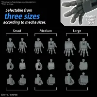 BANDAI HOBBY OPTION PARTS SET GUNPLA 03 (BUILD HANDS EDGE) - Mobile Suit Gundam - photo 3