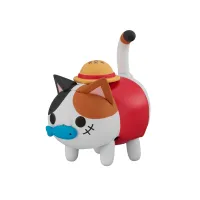 MegaHouse MEGA CAT PROJECT ONE PIECE Tokotoko NyanPieceNyan!  Monkey D. Luffy - ONE PIECE - photo 3