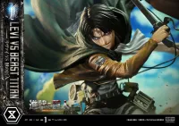 Prime 1 Studio Ultimate Premium Masterline  TV animation Attack On Titan  Levi versus Beast Titan Bonus Version - Attack on Titan - photo 9