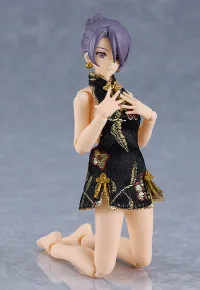 Max Factory figma Female Body (Mika) with Mini Skirt Chinese Dress Outfit (Black) - Action Figures - photo 5