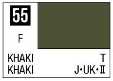 GSI Creos Mr. Color 55 - Khaki (Flat/Tank) - Paints
