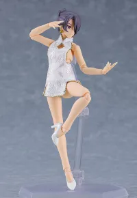 Max Factory figma Female Body (Mika) with Mini Skirt Chinese Dress Outfit (White) - Action Figures - photo 6
