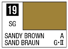 GSI Creos Mr. Color 19 - Sandy Brown (Semi-Gloss/Aircraft) - Paints