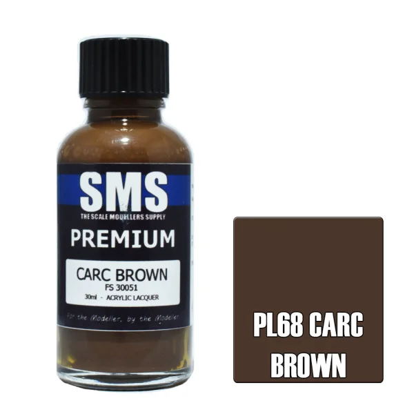 The Scale Modellers Supply (SMS) Premium CARC BROWN FS30051 30ml - Paints
