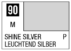 GSI Creos Mr Color Spray - S90 Shine Silver (Metallic/Primary) - Paints