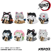MegaHouse MEGA CAT PROJECT Demon Slayer：Kimetsu no Yaiba Demon Slayer Fortune Cats ver. 02 set【with gift】 - Demon Slayer: Kimetsu no Yaiba - photo 2