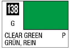 GSI Creos Mr. Color 138 - Clear Green (Gloss/Primary) - Paints