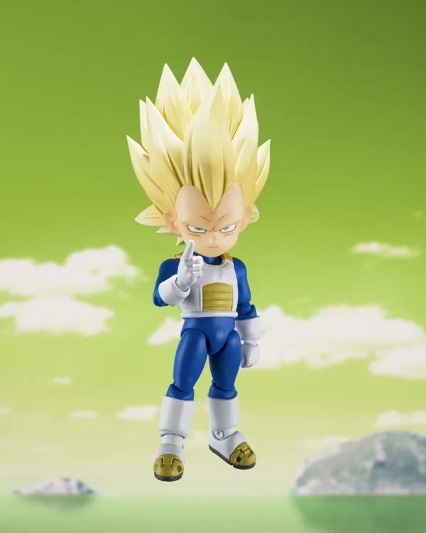 TAMASHII NATIONS SUPER SAIYAN 3 VEGETA (MINI) "DRAGON BALL DAIMA", TAMASHII NATIONS S.H.Figuarts (P-Bandai Exclusive) - Dragon Ball DAIMA